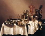 Still-life with Gilt Goblet - 威廉·克莱兹·海达